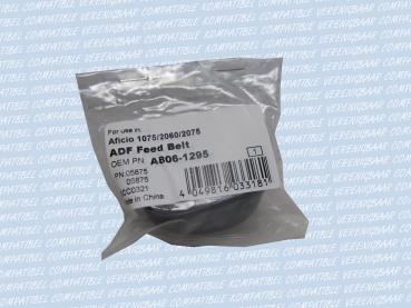 Compatible Paper Feed Belt Typ: A8061295 for Ricoh Aficio: 1050 / 1055 / 1060 / 1075 / 1085 / 1105 / 2051 / 2060 / 2075 / 2090 / 2105 / 340 / 350 / 355 / 450 / 455 / 550 / 551 / 650 / 700 / 850 / MP 1100 / MP 1350 / MP 2550 / MP 2851 / MP 3350 / MP 3351 /