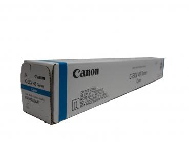 Original Toner Typ: C-EXV49 Cyan für Canon imageRUNNER: iR C3320 / iR C3325 / iR C3330 / iR C3520 / iR C3525 / iR C3530