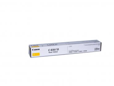 Genuine Toner Typ: C-EXV51 yellow for Canon imageRUNNER: iR C5535 / iR C5540 / iR C5550 / iR C5560