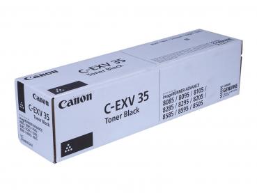 Genuine Toner Typ: C-EXV35 black for Canon imageRUNNER: ADVANCE 8085 / ADVANCE 8200 Series / ADVANCE 8205 / ADVANCE 8205 PRO / ADVANCE 8285 / ADVANCE 8285 PRO / ADVANCE 8295 / ADVANCE 8295 PRO / ADVANCE 8500 Series / ADVANCE 8505i / ADVANCE 8585i / ADVANC