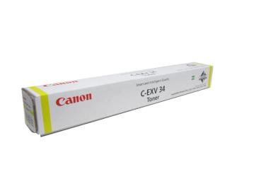 Original Toner Typ: C-EXV34 Yellow für Canon imageRUNNER: iR C2020 / iR C2025 / iR C2030 / iR C2220 / iR C2225 / iR C2230