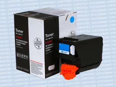 Compatible Toner Typ: C-EXV21 cyan for Canon imageRUNNER: iR C2380 / iR C2550 / iR C2880 / iR C3080 / iR C3380 / iR C3480 / iR C3580