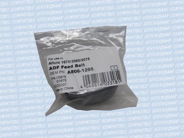 Compatible Paper Feed Belt Typ: A8061295 for Nashuatec 5505 / 10505 / D 4105 / D 435 / D 445 / D 455 / D 465 / D 485 / D 555 / D 570 / D 8505 / MP 1100 / MP 1350 / MP 4000 / MP 5000 / MP 9000 / MP C3500 / MP C4500 / MP C6000 / MP C7500 / PRO 1106 / PRO 11