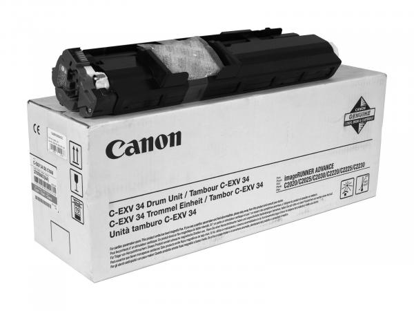 Original Trommeleinheit Typ: C-EXV34 Cyan für Canon imageRUNNER: iR C2020 / iR C2030 / iR C2220 / iR C2225 / iR C2230