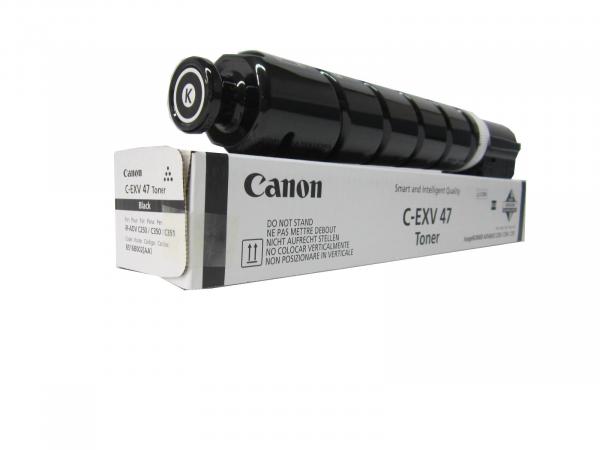 Original Toner Typ: C-EXV47 Schwarz ( Black ) für Canon imageRUNNER: iR C250 / iR C350 / iR C351