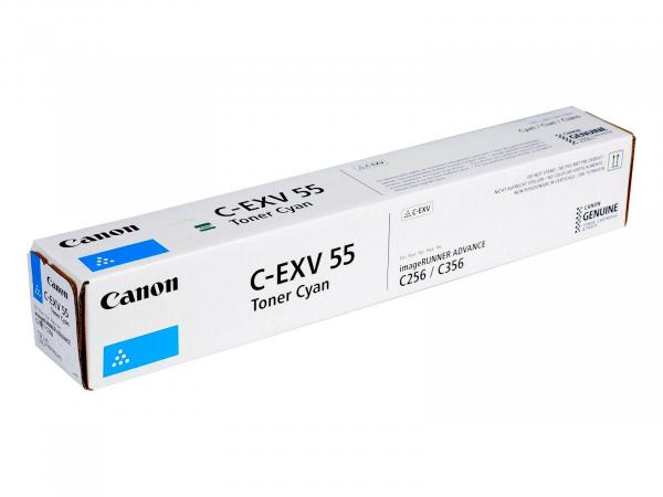 Original Toner Typ: C-EXV55 Cyan für Canon imageRUNNER: iR C256i / iR C356i