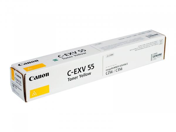 Original Toner Typ: C-EXV55 Yellow für Canon imageRUNNER: iR C256i / iR C356i
