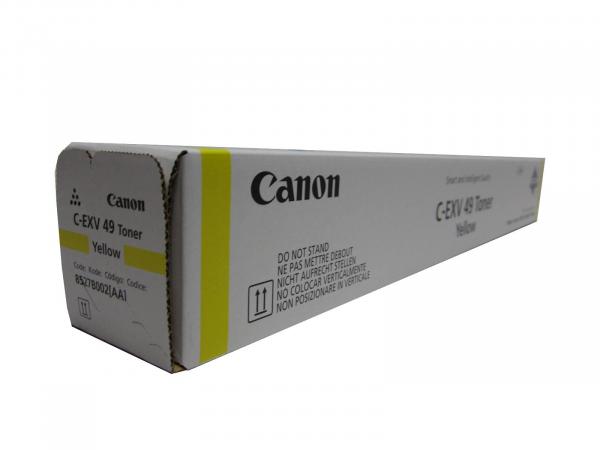 Original Toner Typ: C-EXV49 Yellow für Canon imageRUNNER: iR C3320 / iR C3325 / iR C3330 / iR C3520 / iR C3525 / iR C3530