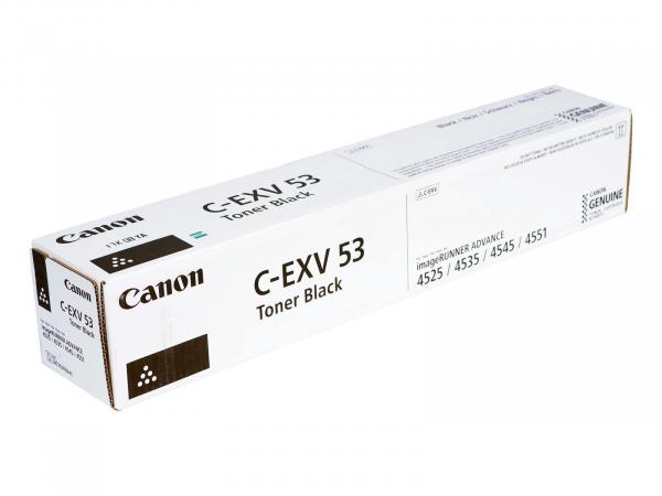 Original Toner Typ: C-EXV53 Schwarz ( Black ) für Canon imageRUNNER: iR 4525i / iR 4535i / iR 4545i / iR 4551i / iR 4555i
