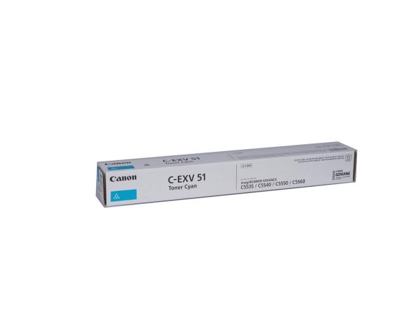 Genuine Toner Typ: C-EXV51 cyan