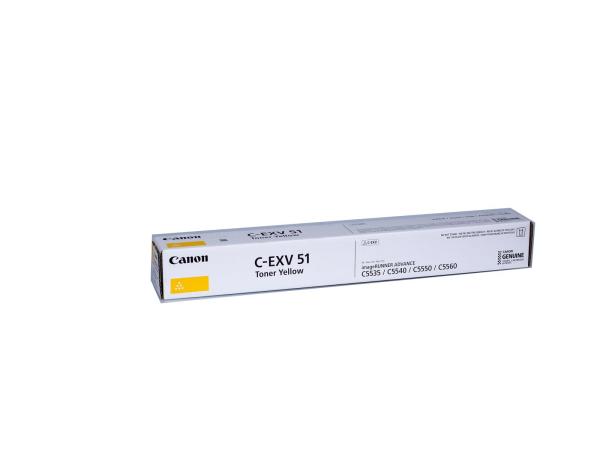 Genuine Toner Typ: C-EXV51 yellow