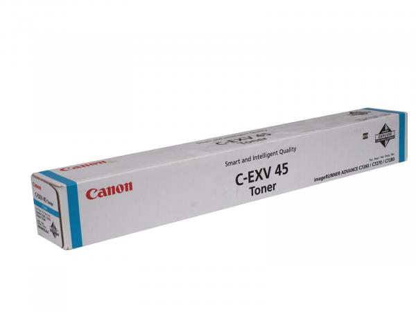 Original Toner Typ: C-EXV45 cyan für Canon imageRUNNER: iR C7200 / iR C7260 / iR C7270 / iR C7280
