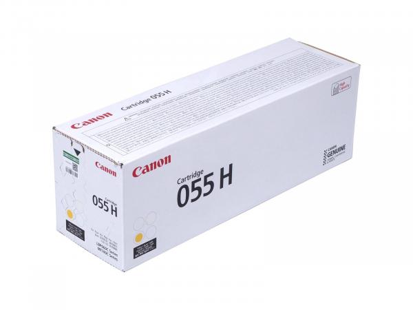 Genuine Toner Typ: CRG-055H yellow for Canon i-Sensys: LBP660 / LBP662 / LBP663 / LBP664 / MF740 / MF741 / MF742 / MF743 / MF744 / MF745 / MF746