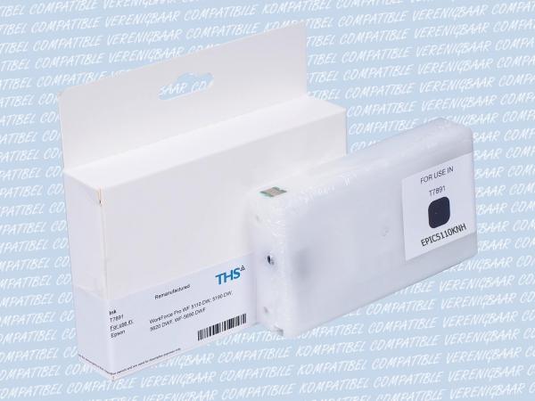 Compatible Ink Cartridge Typ: T7891 black for Epson WorkForce: Pro WF-5110DW / Pro WF-5190DW / Pro WF-5620DWF / Pro WF-5690DWF