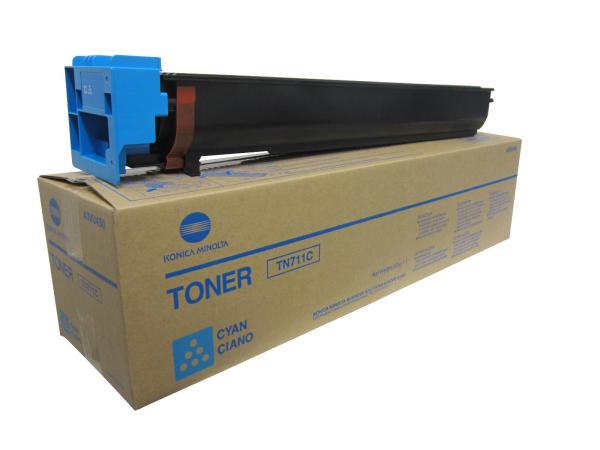 Original Toner Typ: TN-711C Cyan für Develop ineo: + 654 / + 654e / + 754 / + 754e